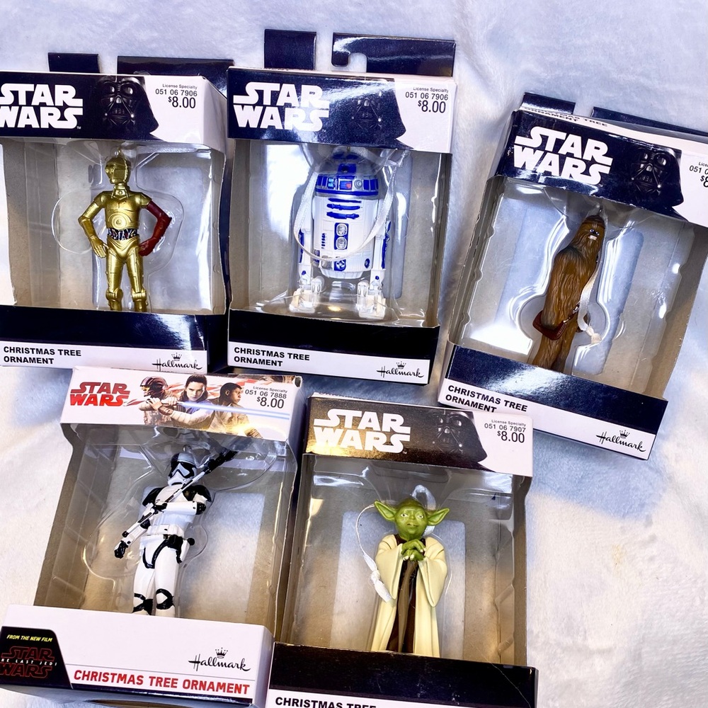 Hallmark Green and Cream Yoda Ornament